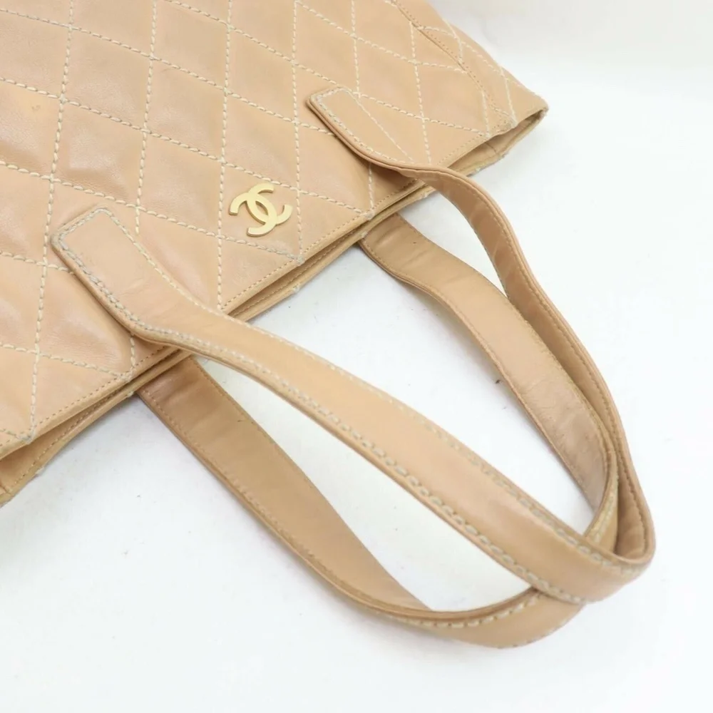 Chanel Wild Stitch Leather Tote